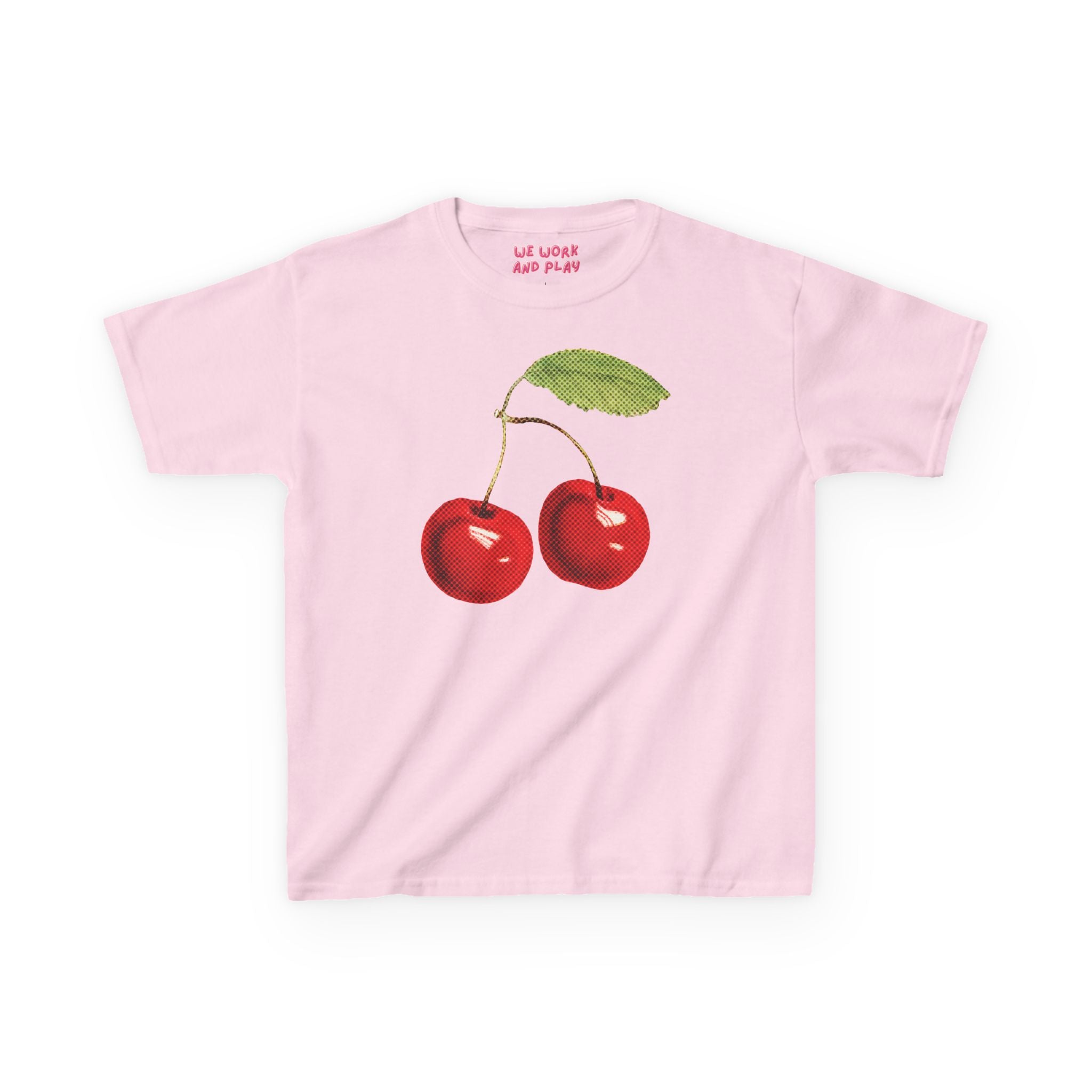 cherry baby tee [light pink]