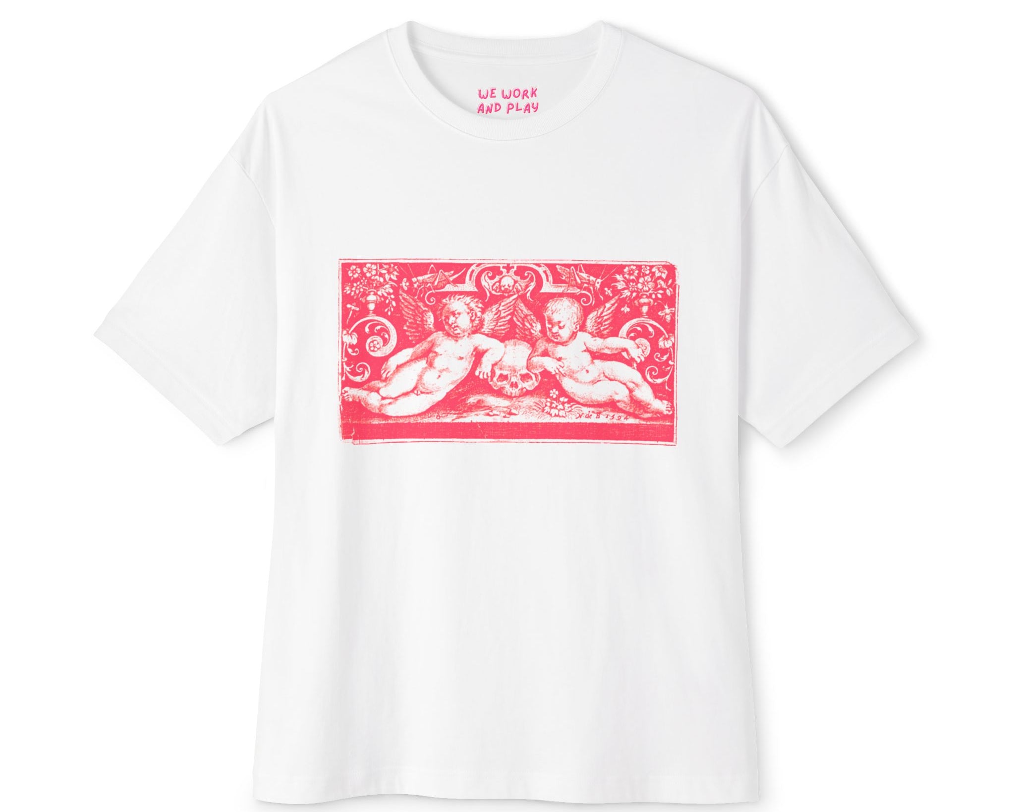 [angels and skulls] oversized tee