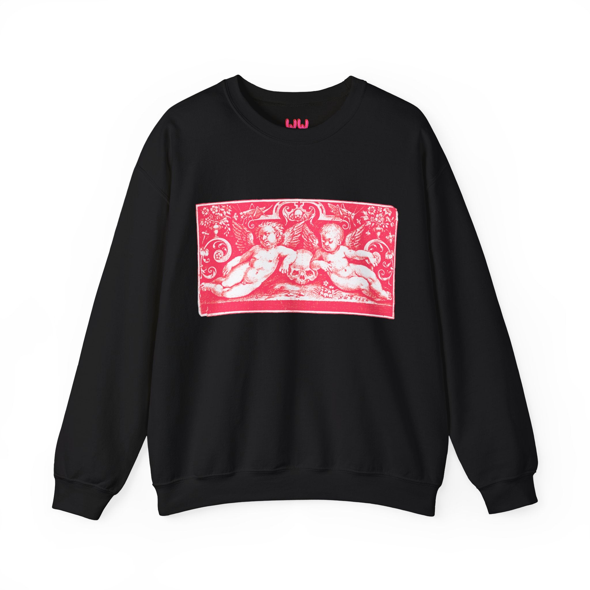 angels and skulls sweatshirt [black]