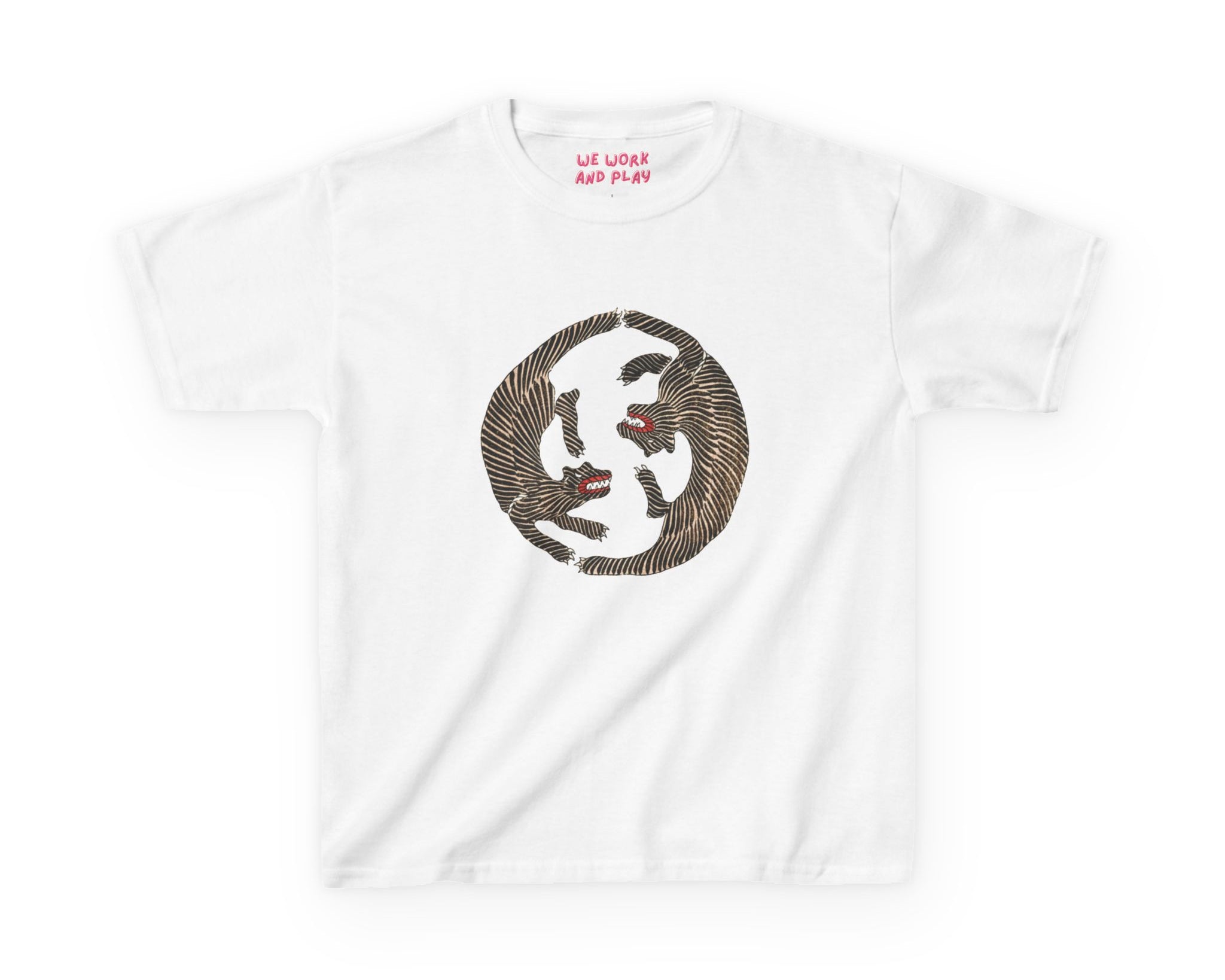 [dueling tigers] baby tee