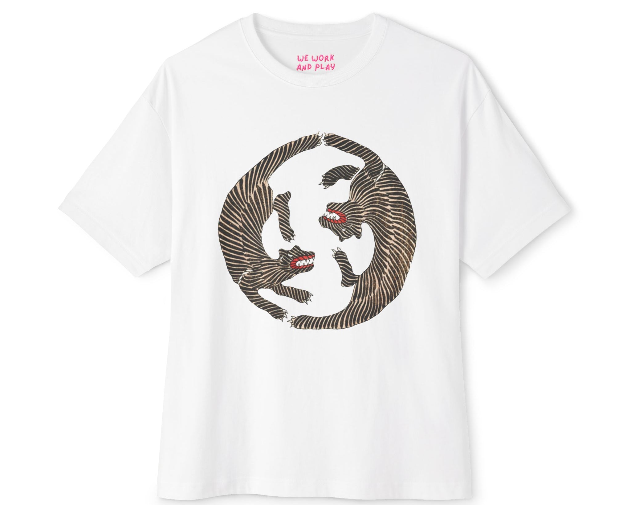 [dueling tigers] oversized tee