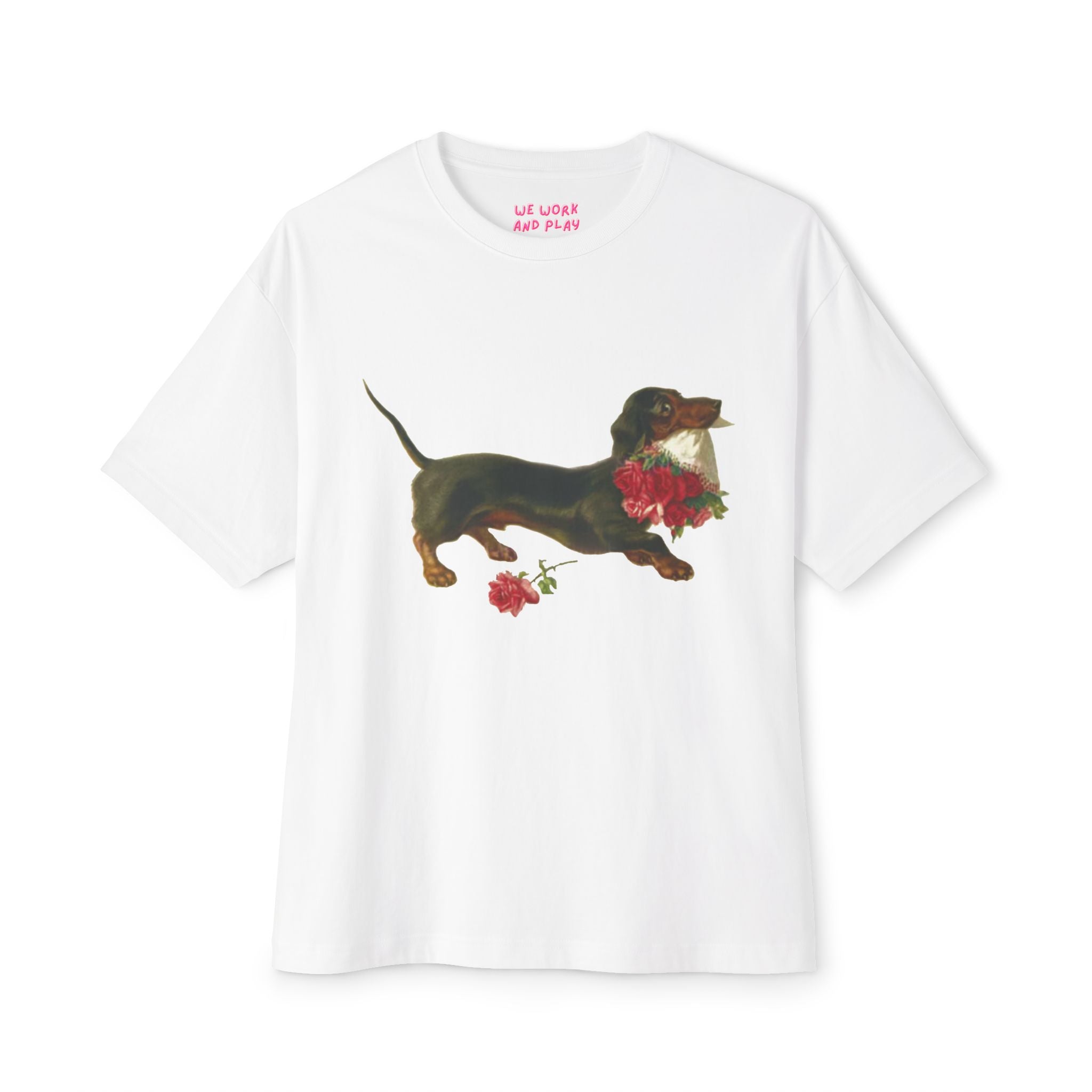 dachshund oversized tee