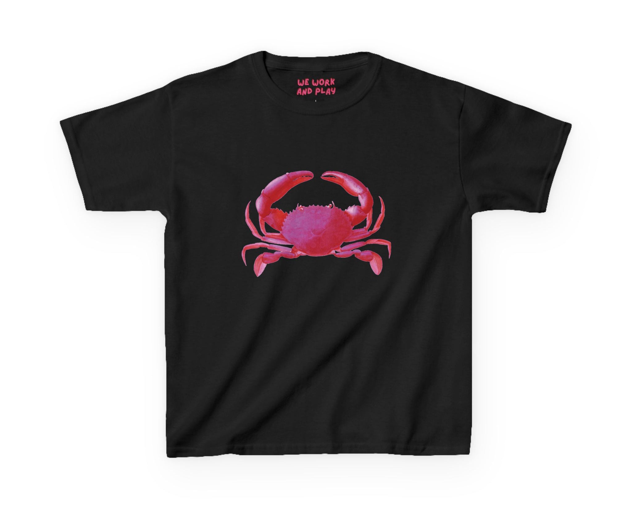 [krabby] baby tee - black
