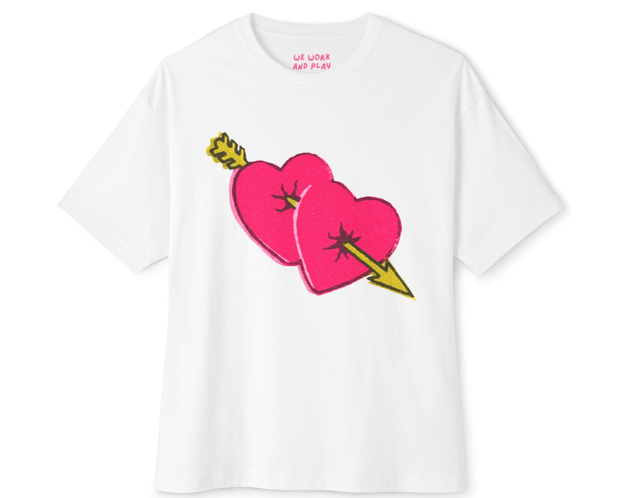 [heart struck] oversized tee