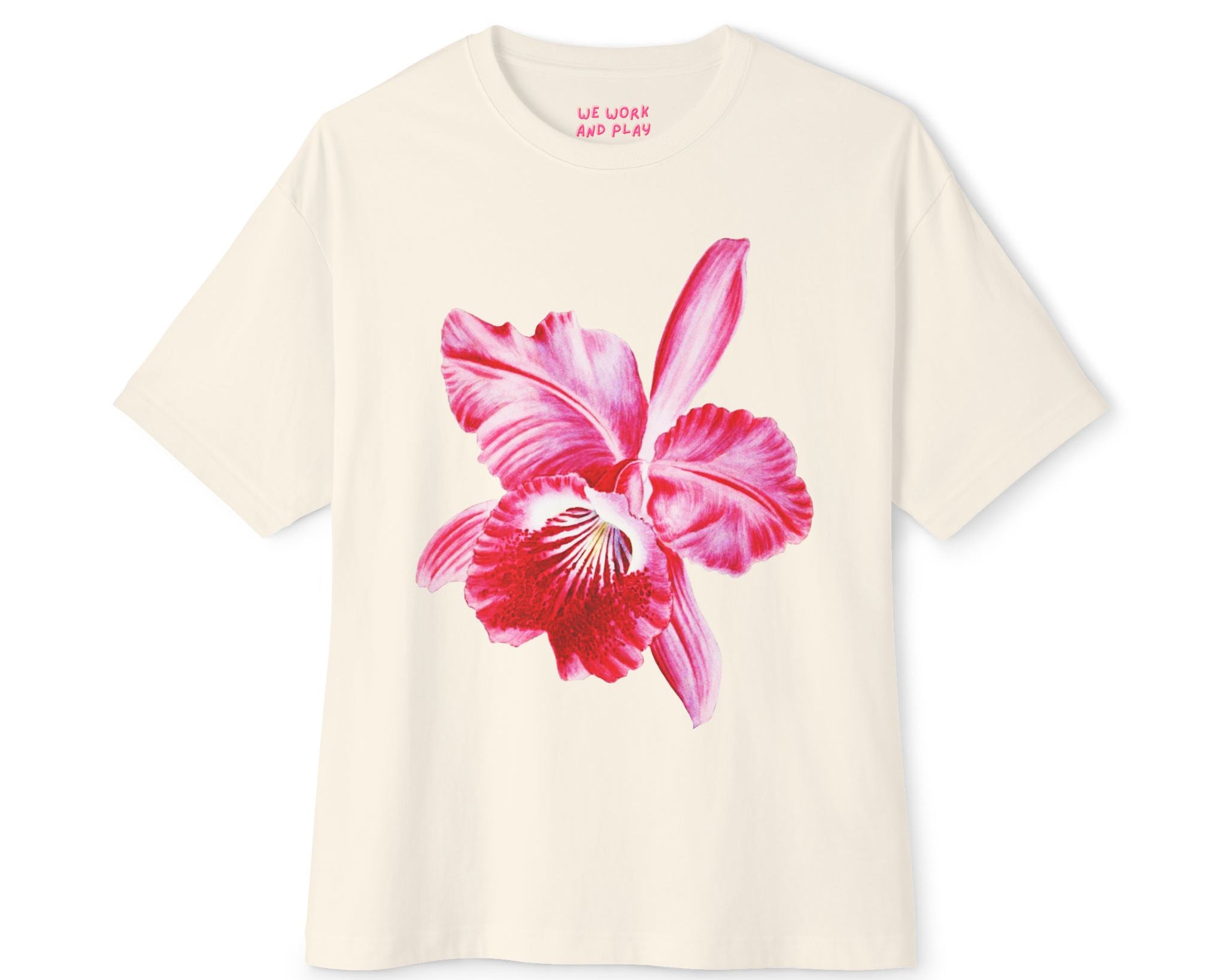[orchid] oversized tee - natural