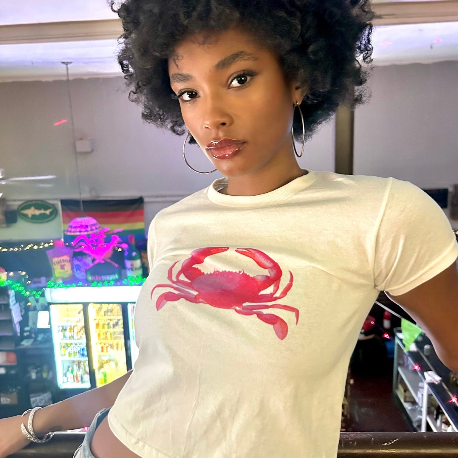 crabby baby tee
