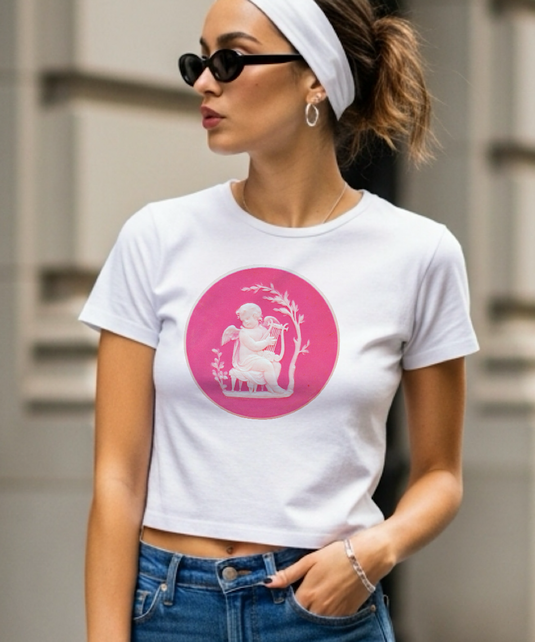 the harp baby tee