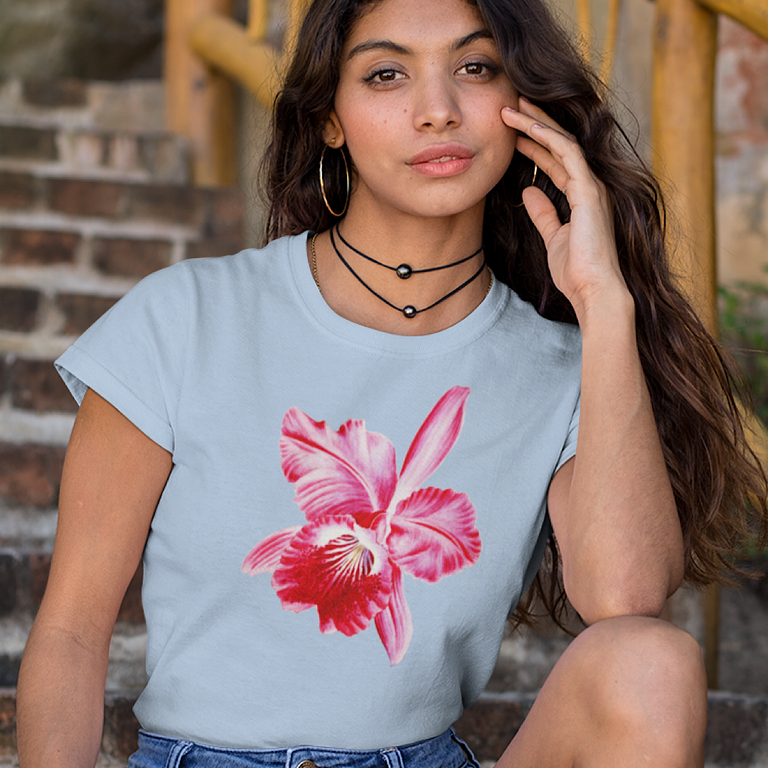 orchid baby tee