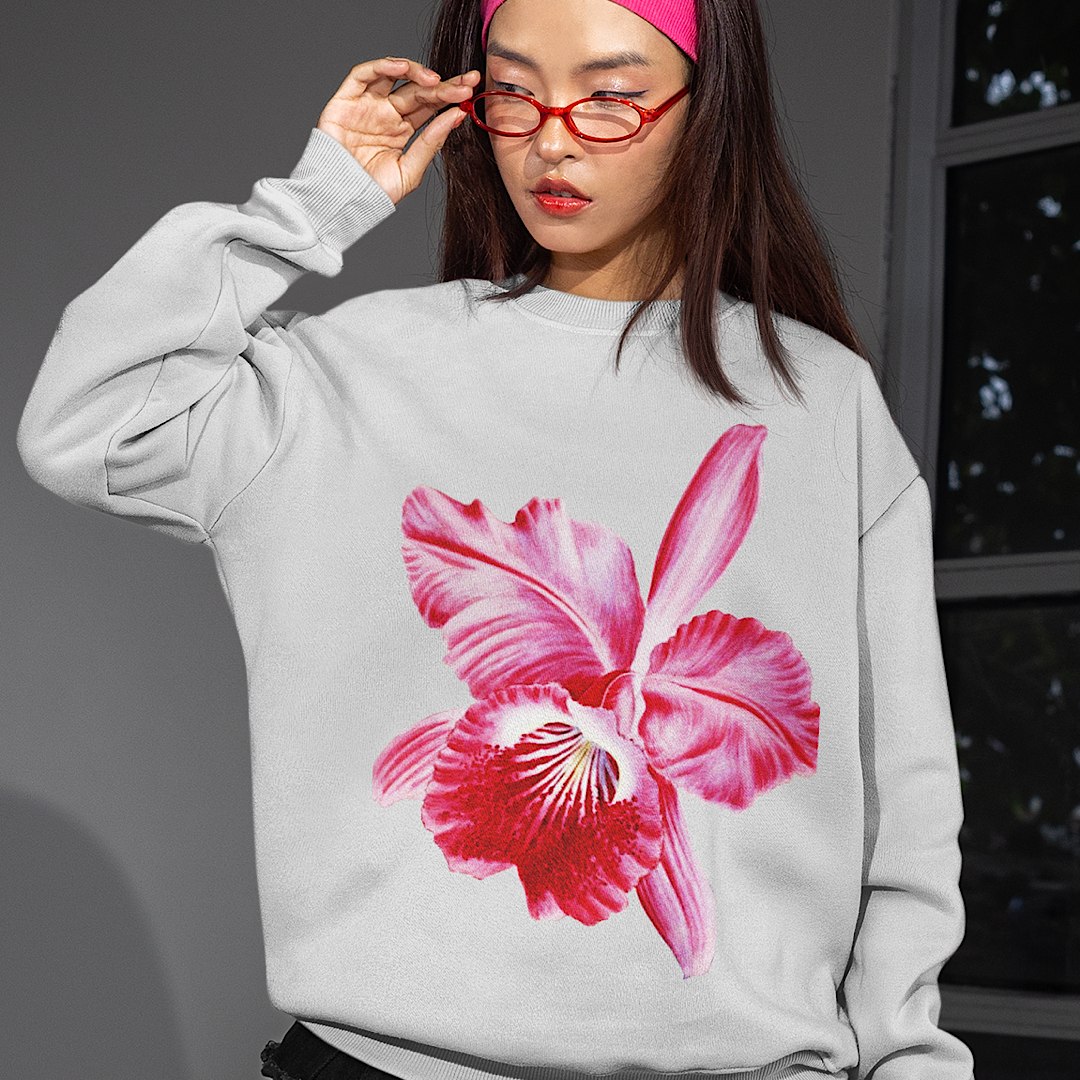 orchid sweatshirt